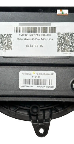 Motor Blower A/c Ford F-150 15-20 Fl3h-19846-af