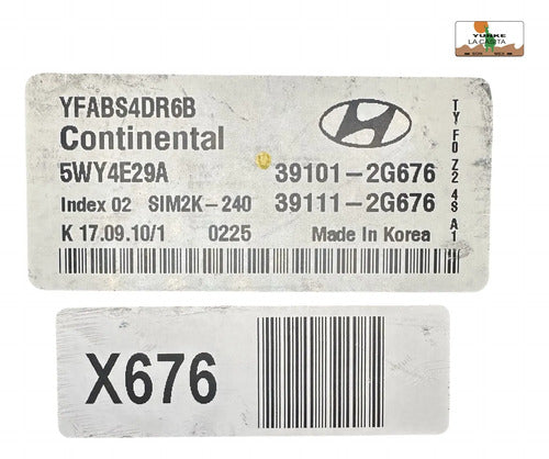 Computadora Hyundai Sonata 2.4l 11-14 39101-2g676