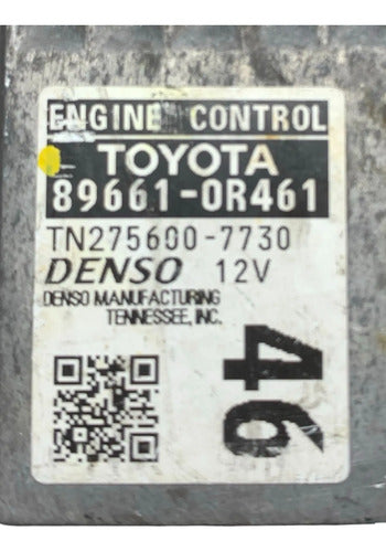 Computadora Toyota Rav4 15-16 89661-0r461