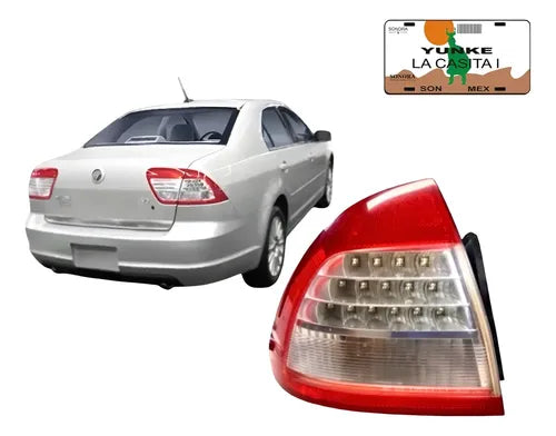 Calavera Lh Mercury Milan 06-09 6n73-13b505 Izquierdo/conductor Rojo