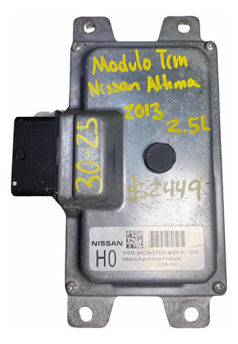 Modulo Tcm Nissan Altima 2.5l 2013 31036 9hc0a (h0)