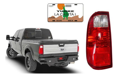 Calavera Lh Original Ford F-250 2016 Izquierdo/conductor Rojo