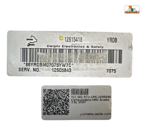 Pcm Computadora Gmc Acadia 3.6l 2007