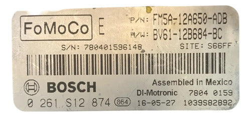 Pcm Computadora Ford Focus 2.0l 2013-2018 Fm5a-12a650-adb P7