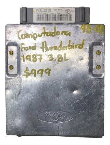 Computadora Ford Thunderbird 3.8l 1987 E73f-12a650-p2a