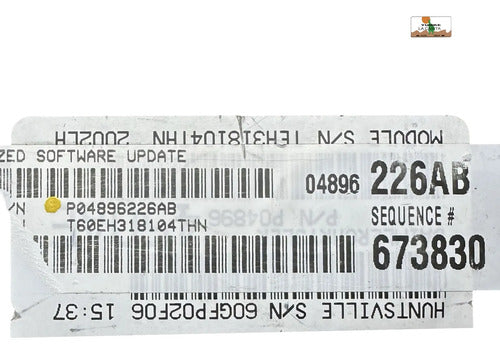 Computadora Chrysler Concorde 3.5l 2002 P04896226ab