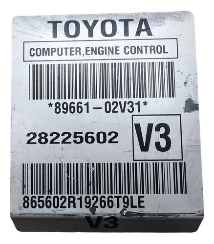 Pcm Computadora Toyota Matrix 1.8l A/t 09-10 89661-02v31