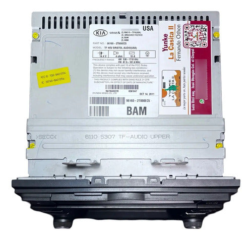 Estereo Kia Optima Hibrido  2011-2013 96160-2t000ec5