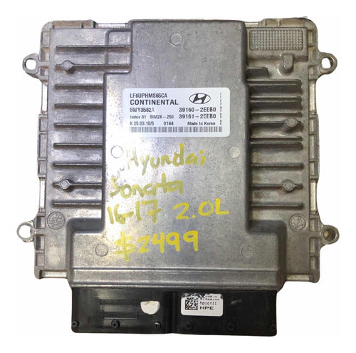 Computadora Hyundai Sonata 2.0l 2016-2017        39160-2eeb0