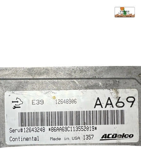 Computadora Chevrolet Traverse 2.4l 2012 12648906 (aa69)