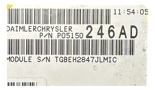 Pcm Computadora Chrysler 300 2.7l 08-10 P05150246ad P3