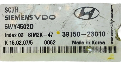 Pcm Computadora Hyundai Elantra 2.0l 07-10 39150-23010