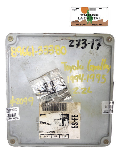 Computadora Toyota Camry 2.2l 94-95 89661-33380