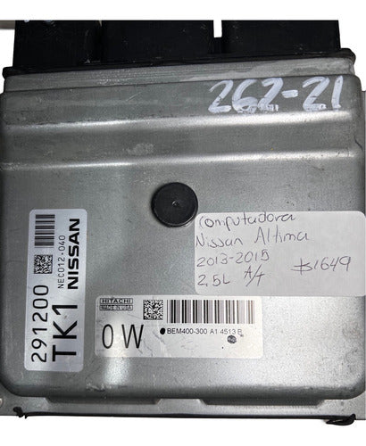 Computadora Nissan Altima 2.5l A/t 13-15 Bem400-300 A1 (0w)