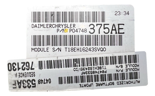 Computadora Dodge Caravan 3.8l 2005 P04748375ae