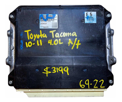 Computadora Toyota Tacoma 4.0l A/t 2010-11 89661-04e41 (e5)