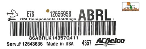 Computadora  Chevrolet Cruze 1.4l A/t 2015 12656958 (abrl)