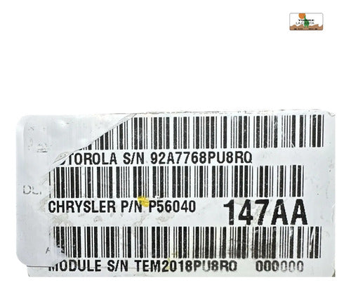 Computadora Dodge Durango 5.9l 1999 P56040147aa