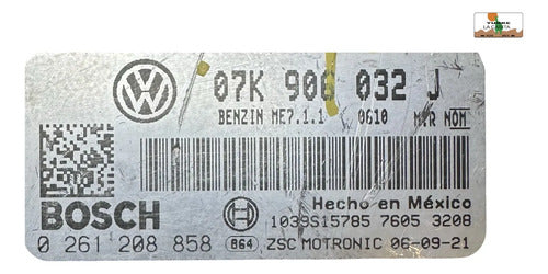 Computadora Vw Bora 2.5l 06-10 07k 906 032 J