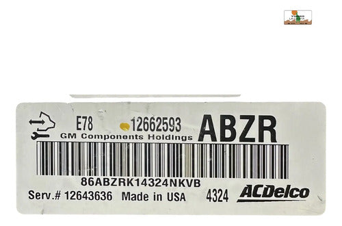 Computadora Chevrolet Cruze 1.8l 2015 12662593 (abzr)