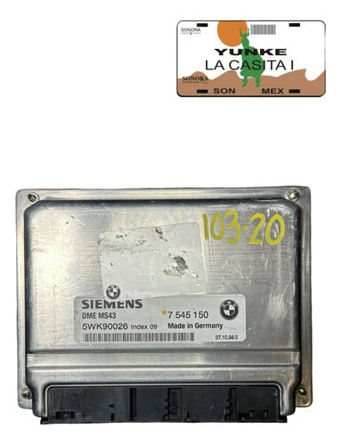 Pcm Computadora Bmw X5 3.0l 2003-2005 7 545 150