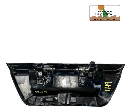 Manija De Tapa Ford F-150 2015-2020 Original Negro Trasera