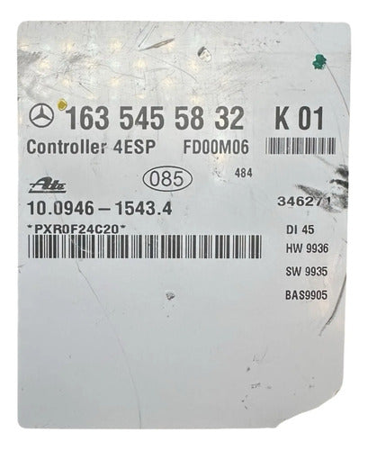 Modulo Abs Mercedes Benz Ml430 1999-2003 163 545 58 32