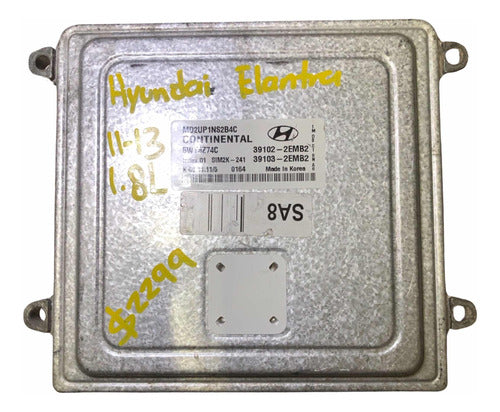 Computadora Hyundai Elantra 2011-2013 1.8l       39102-2emb2