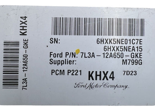 Computadora Ford F-150 5.4l 2007 7l3a-12a650-gke