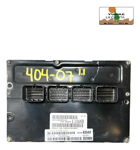Pcm Computadora Dodge Caravan 3.8l A/t 2005 P05094110ab P2