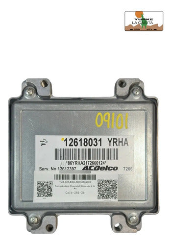 Computadora  Chevrolet Silverado 4.3l A/t 08 12618031 (yrha)