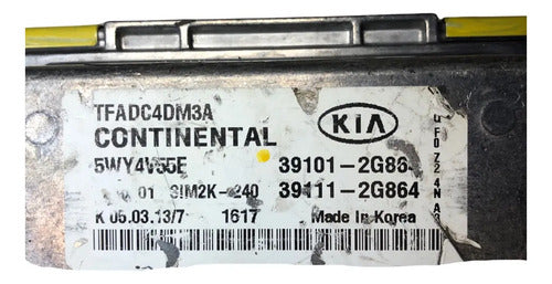 Pcm Computadora Kia Optima 2.4l 11-13 39101-2g863