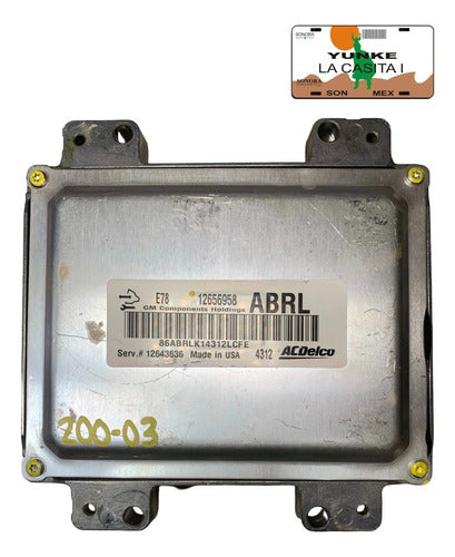 Pcm Computadora Chevrolet Trax 1.4l 2015 12656958 (abrl) P1