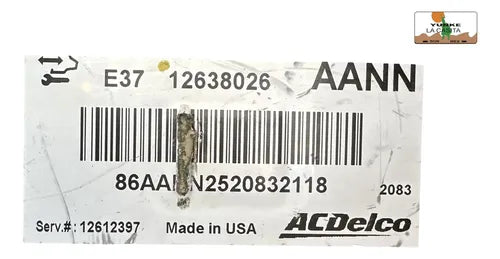 Computadora Chevrolet Malibu 2.4l A/t 2012 12638026 (aann)