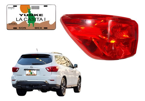 Calavera Lh Nissan Pathfinder 17-20 Sae 949 698 Izquierdo/conductor Rojo