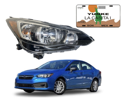 Faro Rh Subaru Impreza 2017-2020 84001 Fl00a Derecho/pasajero
