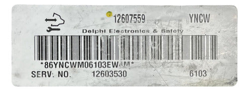 Computadora Chevrolet Cobalt 2.4l 2006 12607559 (yncw)