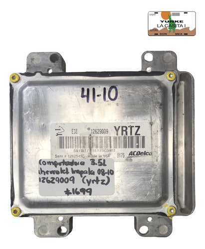 Computadora Chevrolet Impala 3.5l 08-10 12629009 (yrtz)