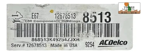 Pcm Computadora Chevrolet Malibu 3.6l 10-12 12678513 (8513)