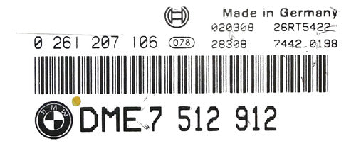 Computadora Bmw X5 4.4l 2002 Dme 7 512 912