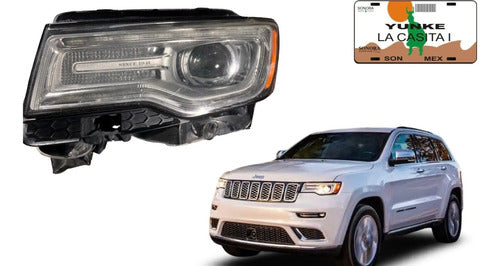 Faro Delantero  Lh  Jeep Grand Cherokee 2014-2016 90042672 Rojo