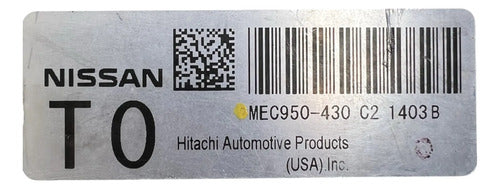 Computadora Nissan Sentra 2.0l A/t 11-12 Mec950-430 C2 (t0)
