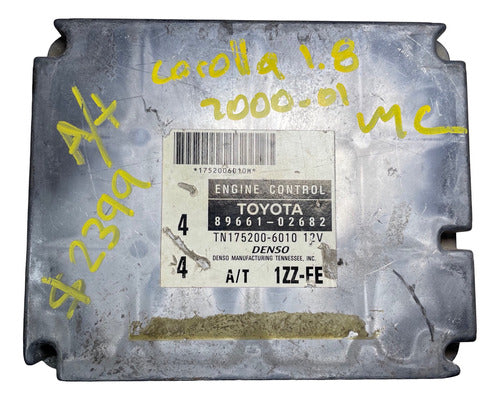Computadora Toyota Corolla 1.8l A/t 00-01 89661-02682