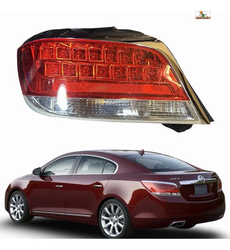 Calavera Lh Buick Lacrosse 2010-2013 22891783 Izquierdo/conductor Rojo