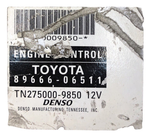 Computadora Toyota Camry 2.4l A/t 03-04         89666-06511