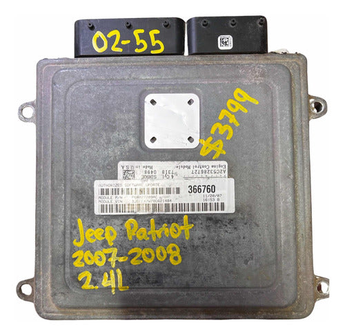 Computadora Jeep Patriot 2.4l 2007-2008 P68027209ac
