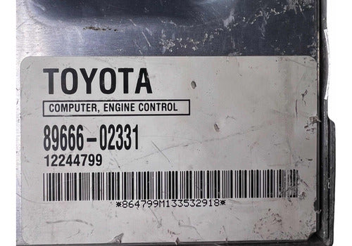 Computadora Toyota Corolla 1.8l 2003-04         89666-02331