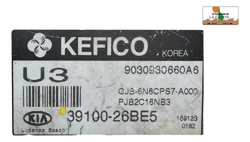 Computadora Kia Rio 1.6l A/t 2006 39100-26be5 (u3)