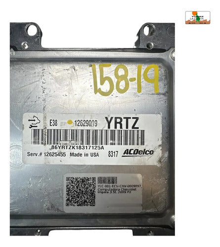 Pcm Computadora Chevrolet Impala 3.5l 2009 P2