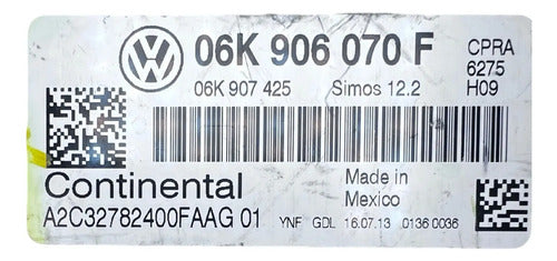 Pcm Computadora Vw Jetta 1.8l A/t 2014 06k 906 070 F P1